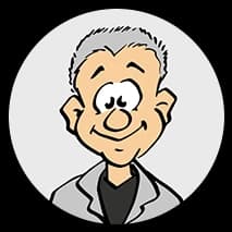 Comic-Porträt von Peter Widmann